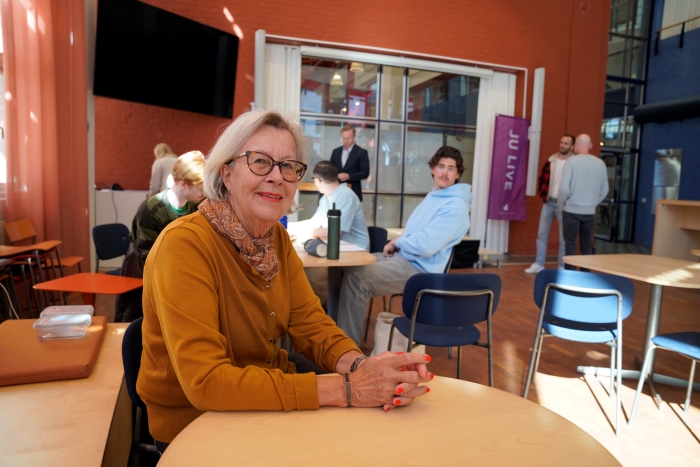 Pensionären Christina Werner tyckte att föreläsningen var givande och väckte nya tankar. 