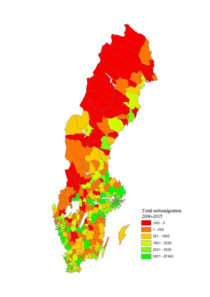 Total nettomigration